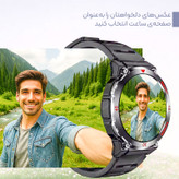 ساعت هوشمند 49 میلیمتری لونکس مدل C͏22 UItra بند سیلیکونی