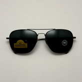 عینک آفتابی خلبانی رندولف شیشه سنگ آنتی رفلکس مشکی فریم نوک مدادی فول پک RANDOLPH AVIATOR RE 58 24K WHITE GOLD