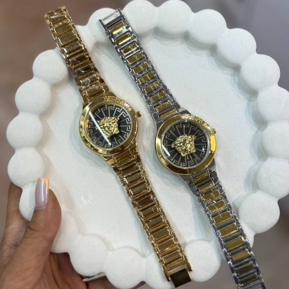 ساعت مچی استیل مردانه طرح ورساچ Versace تنوع رنگ رنگ ثابت کد sm (پس کرایه)