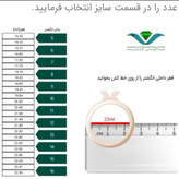 انگشتر ژوپینگ طرح طلا