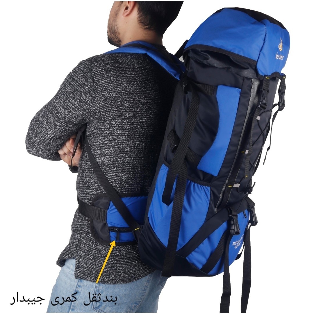 کوله پشتی کوهنوردی 60 لیتری مدل rzz-dtr pro o