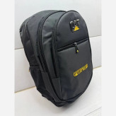 کوله پشتی ژیکو جنس برزنتی مشکی سایز 45x35 دارای 4 زیپ و جای قمقمه