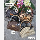 کیف دوشی زنانه مدل مژگان جنس چرمی با بند بلند ابعاد 17 در 22 سانتیمتر