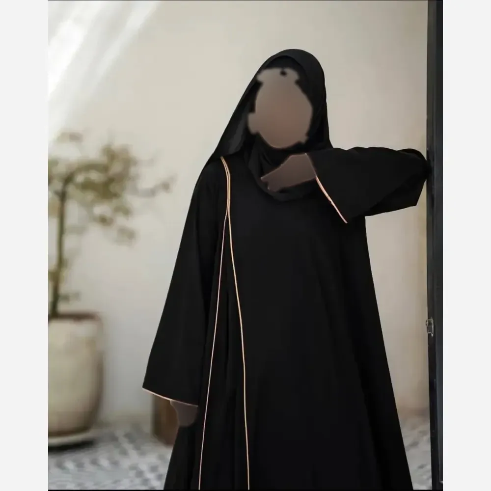 عبا زنانه مدل فرحناز جنس الیزه درجه یک فری سایز