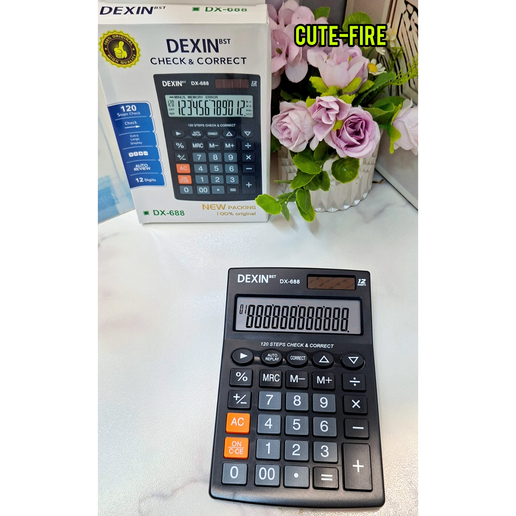 ماشین حساب برند dexin دکسین 12 رقم با کیفیت