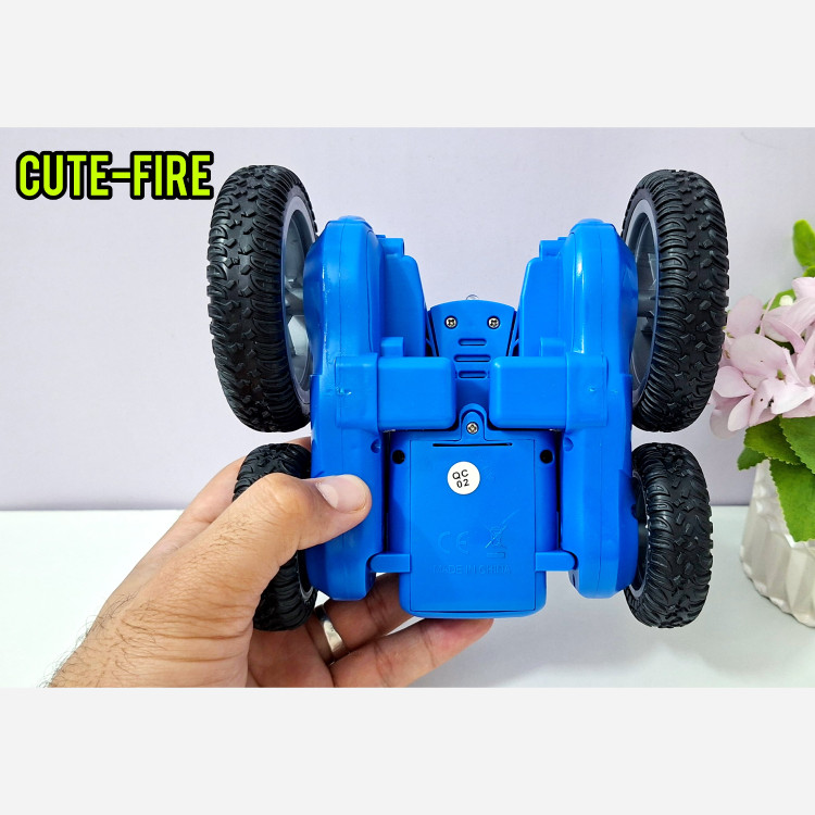 ماشین کنترلی دیوانه حرفه ای دو رو شارژی موزیکال چراغدار برد بالا