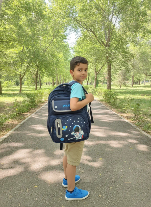 کولهپشتی مدرسه طرح فضانورد Cathleen (تم Out of This World) مدل B