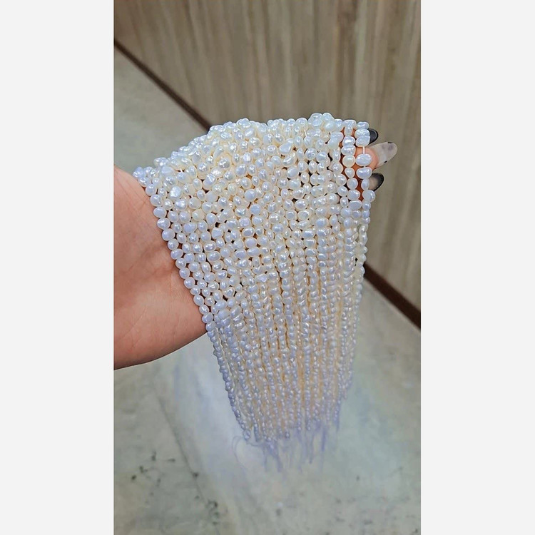 مروارید پرورشی ریسه ای مدل تخت تک و عمده